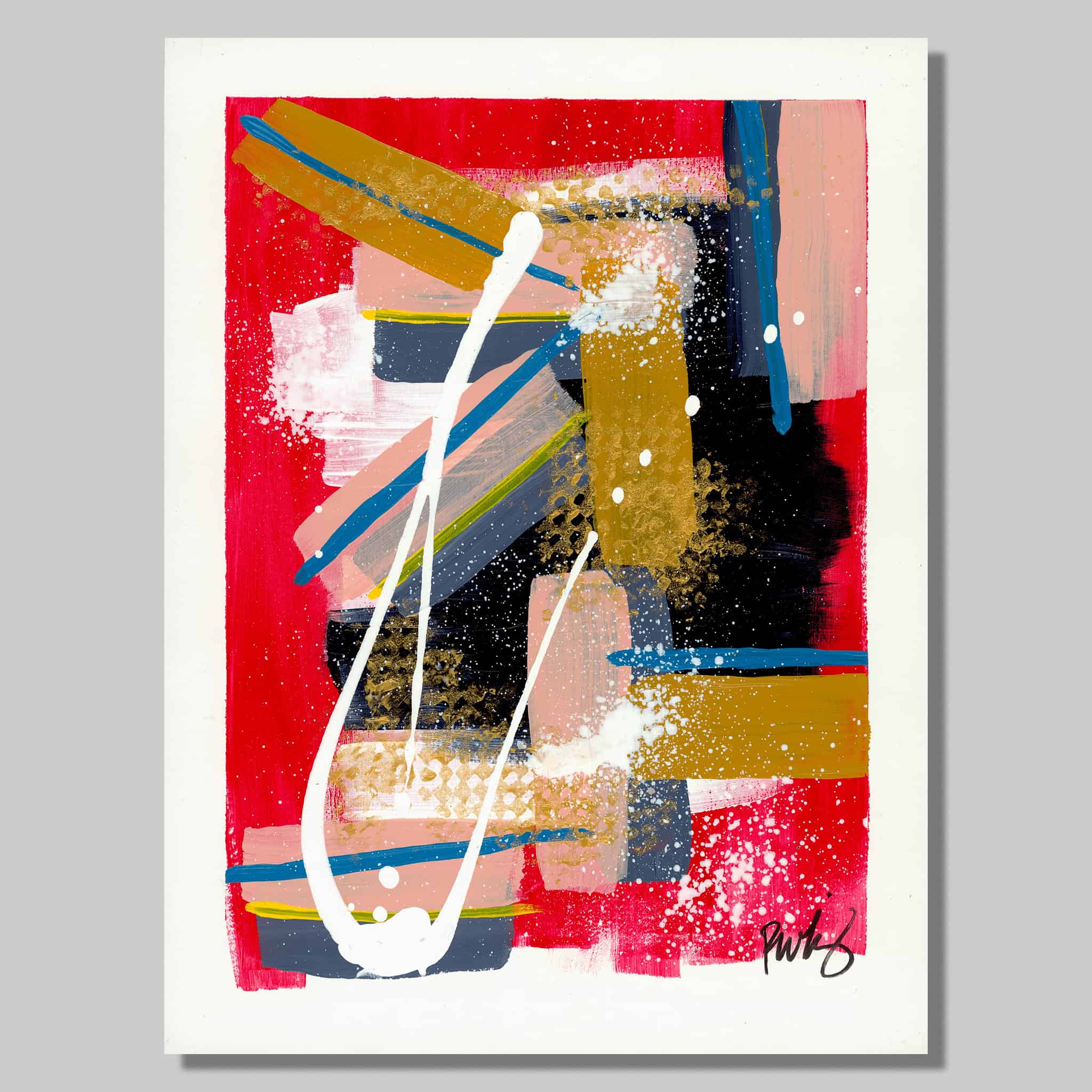 9 Colors # 7 28″ x 38″ Giclee on High Gloss MetalBy: Patty King
