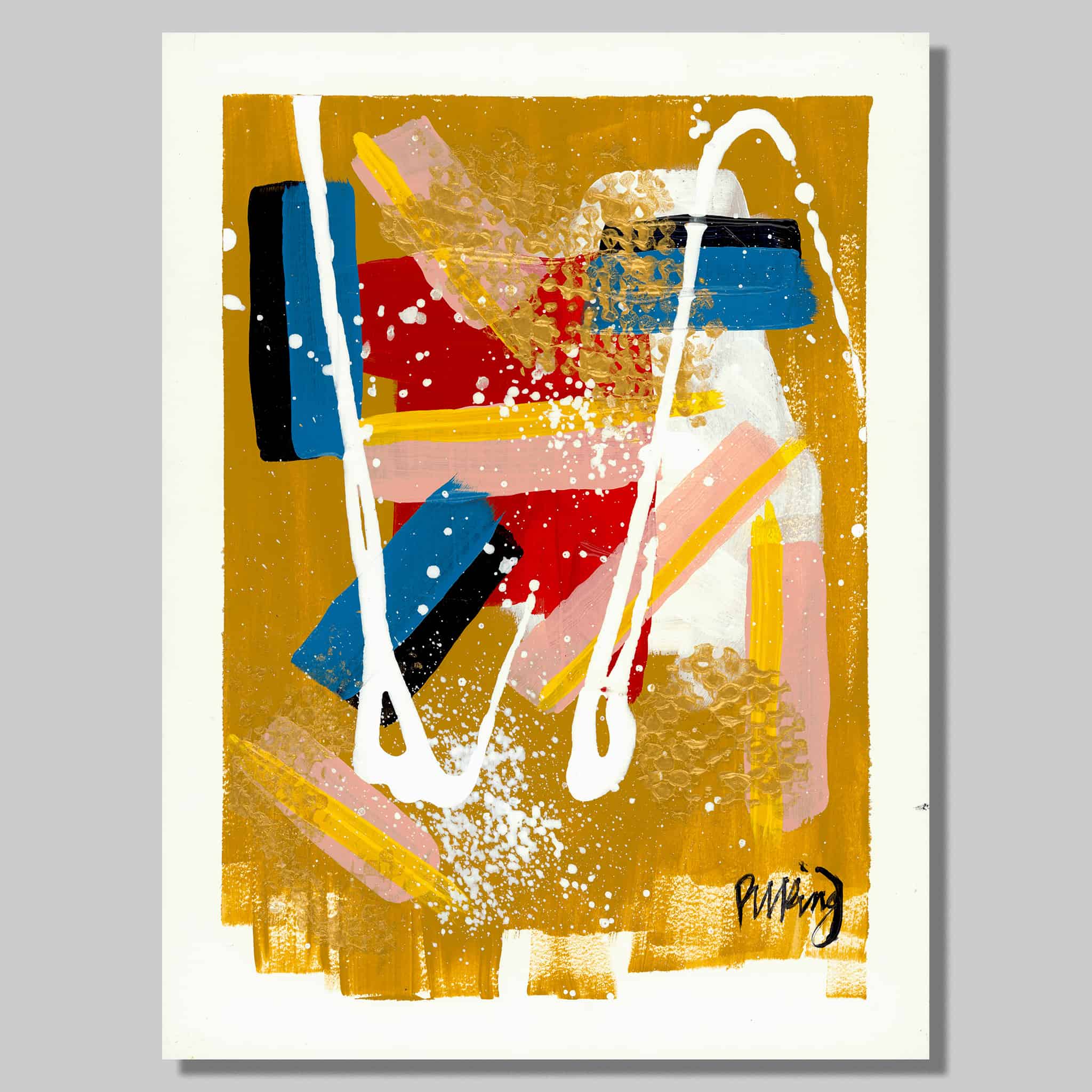 9 Colors # 5 28″ x 38″ Giclee On High Gloss MetalBy: Patty King