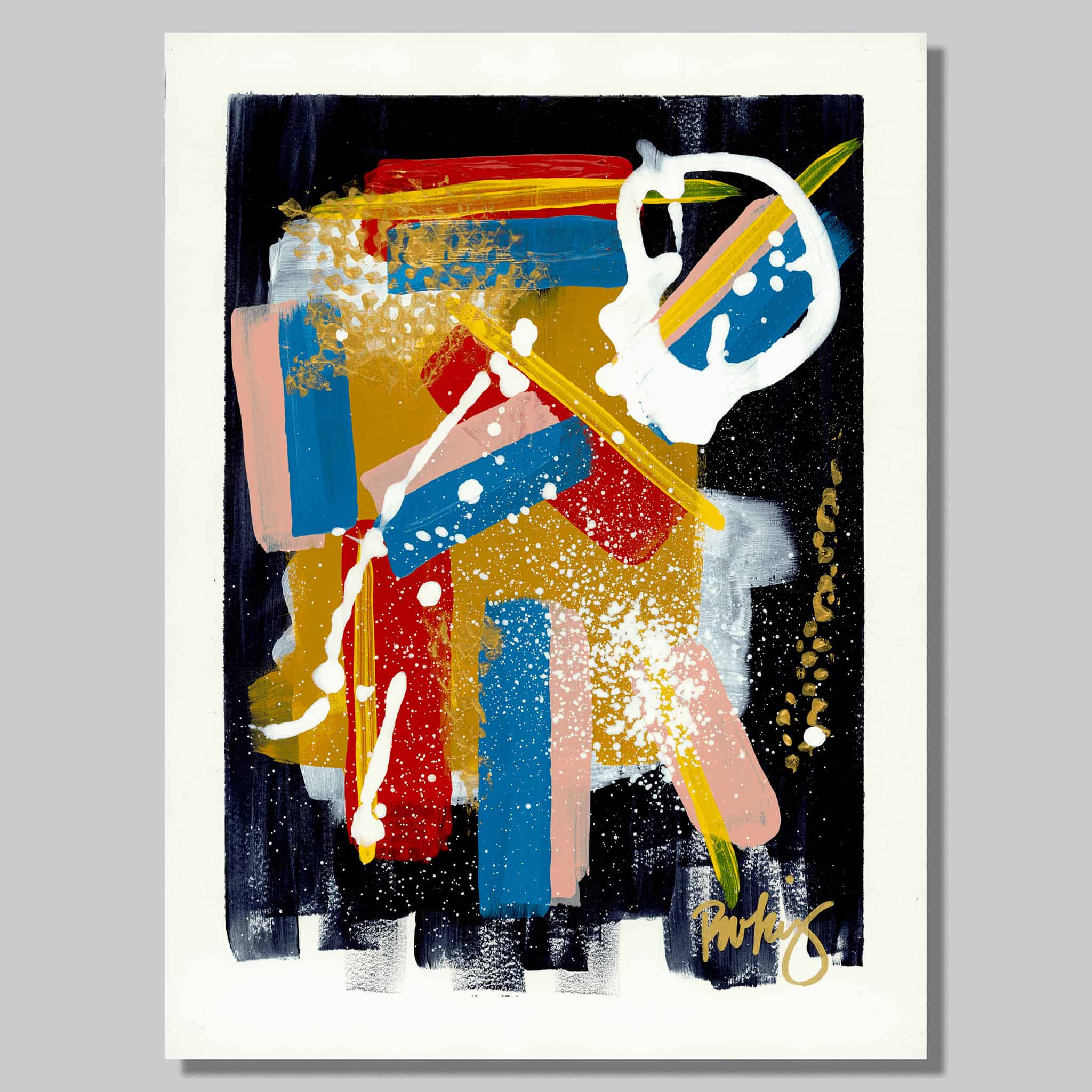 9 Colors # 4 28″ x 38″ Giclee On High Gloss MetalBy: Patty King