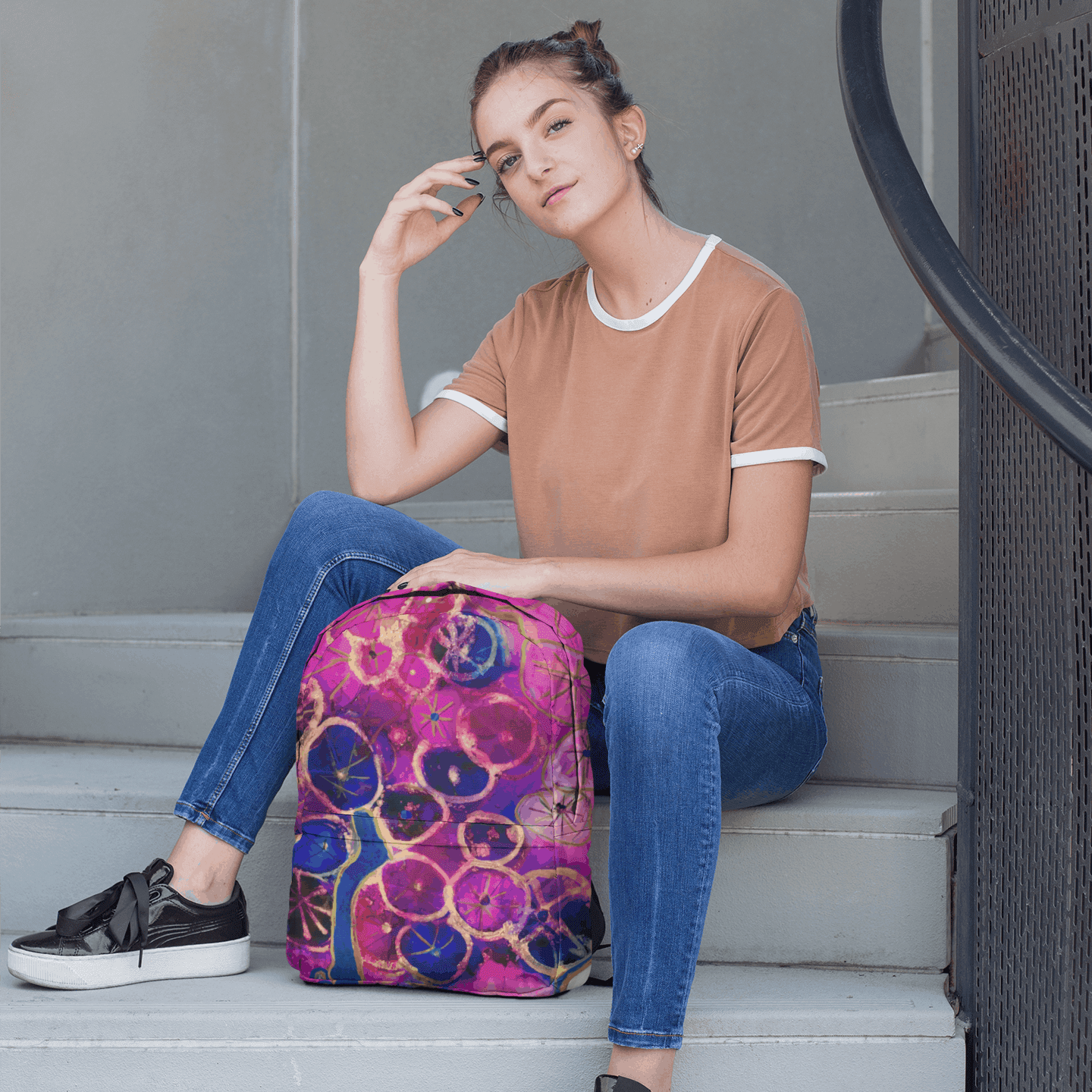 Dripping Dahlias Backpack