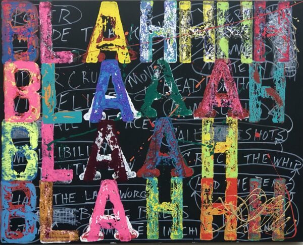 <b>Original Print </b><br><i>Blah Blah Blah </i><br>By: <b>Lisa Lampton Allen</b>