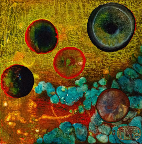 <b>Original Art </b><br><i>Space </i><br>By: <b>Elizabeth Schowachert</b>