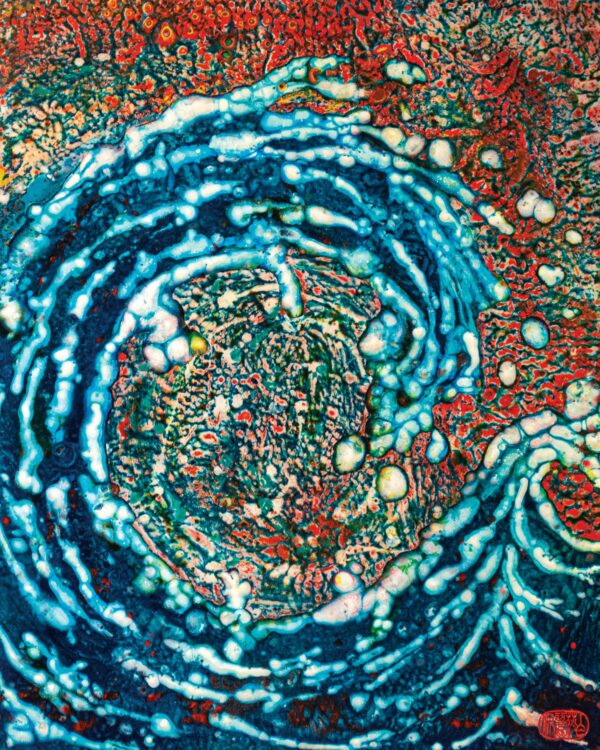 <b>Original Art </b><br><i>Wave </i><br>By: <b>Elizabeth Schowachert</b>