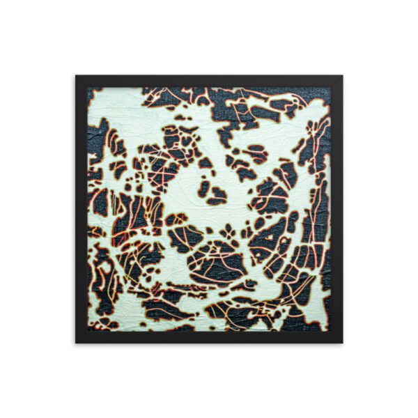 Framed Poster Print</b><br><i>Rorschach's Test</i><br>By: <b>William Saol</b>