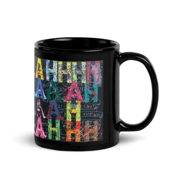 Blah Blah Blah<br/> Black Glossy Mug