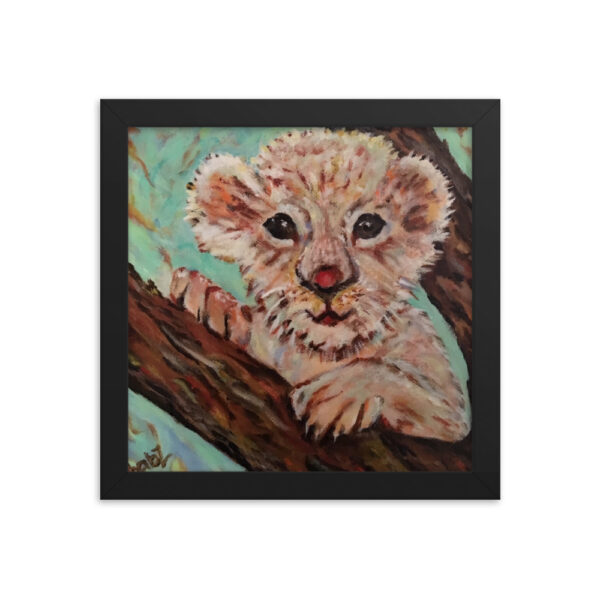 Lion Around<br> Framed Poster - Image 2