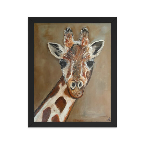 Giraffe<br> Framed Poster - Image 3