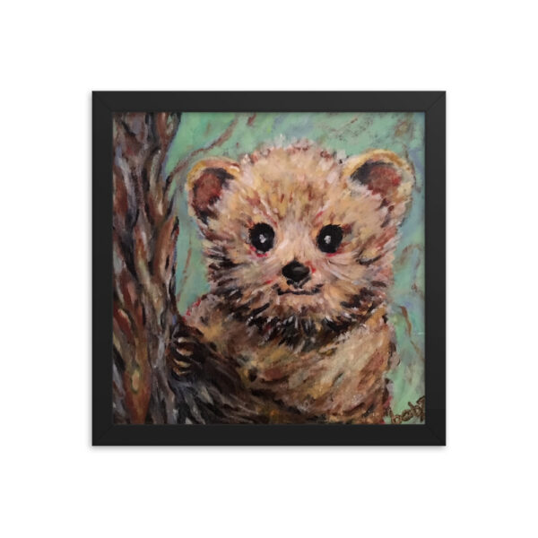 Bearly Hanging<br> Framed Poster - Image 3