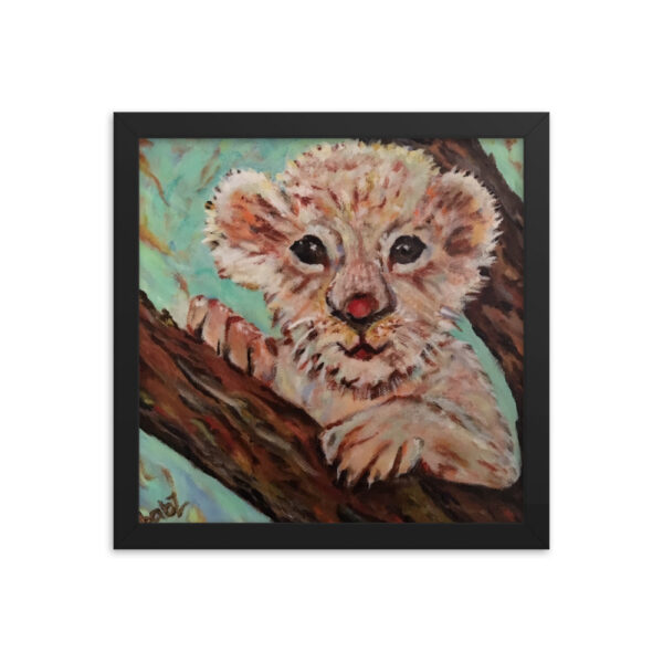 Lion Around<br> Framed Poster - Image 3