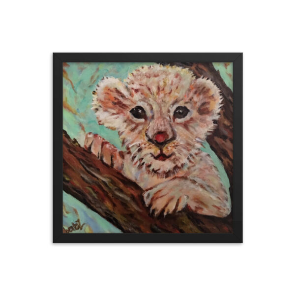 Lion Around<br> Framed Poster - Image 4