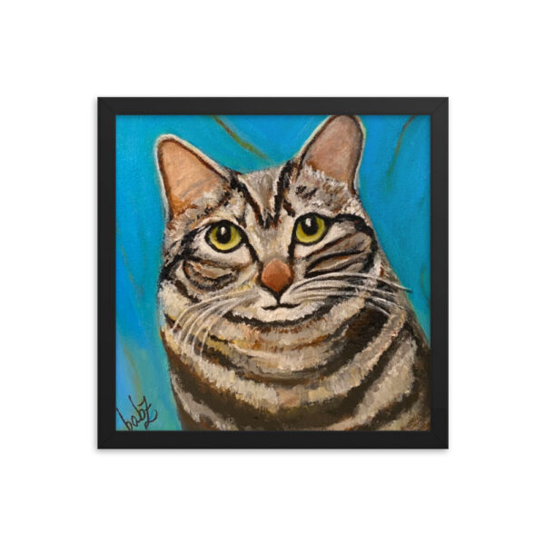 Cat 2<br> Framed Poster - Image 4