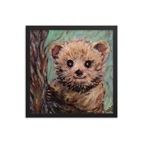Bearly Hanging<br> Framed Poster - Image 5
