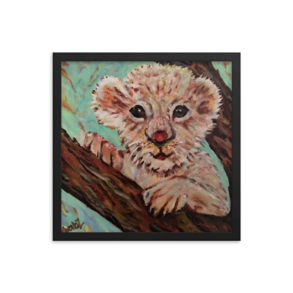 Lion Around<br> Framed Poster - Image 5
