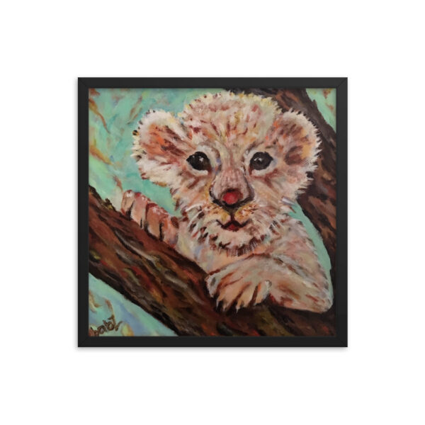 Lion Around<br> Framed Poster