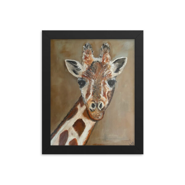 Giraffe<br> Framed Poster - Image 2