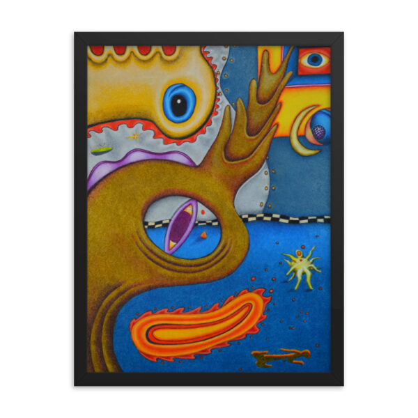 Words Have Power-Be Quiet<br> Framed Poster - Image 3