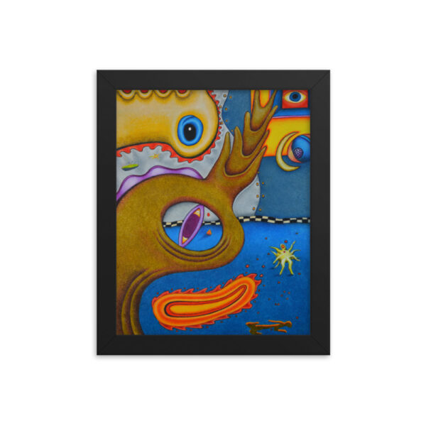 Words Have Power-Be Quiet<br> Framed Poster - Image 2
