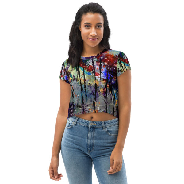 Dripping Springs<br> Art Crop Tee - Image 3