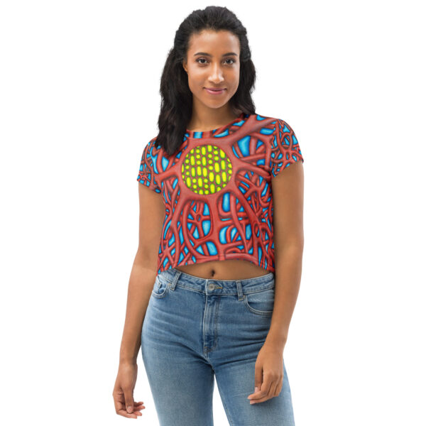 I Never Said It Made Sense<br> Art Crop Tee - Image 3
