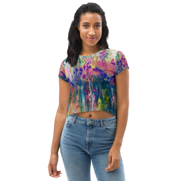 Lightning Bolt<br> Art Crop Tee - Image 3
