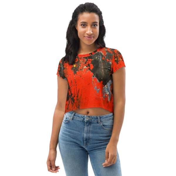 Martian Landscape<br> Art Crop Tee - Image 3