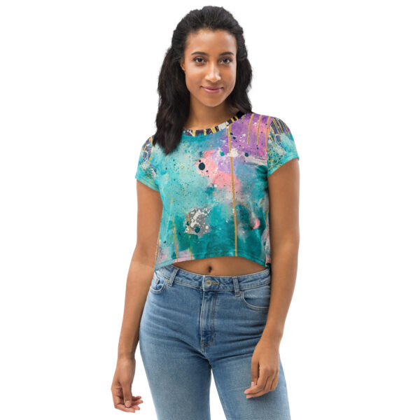 Midnight Love II<br> Art Crop Tee - Image 3