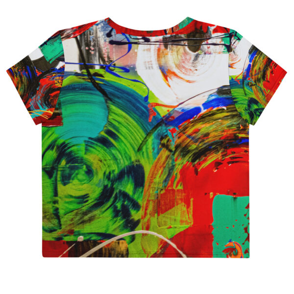 Fun<br> Art Crop Tee - Image 2