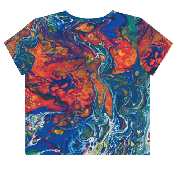 Acid Trip<br> Art Crop Tee - Image 2