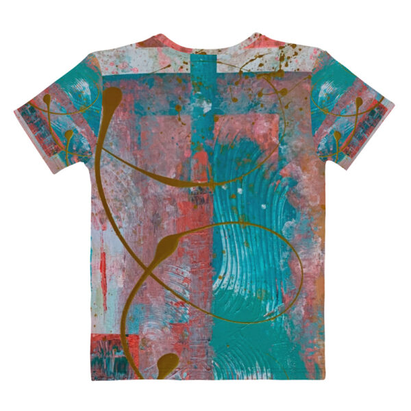 Waves <br/> Women's Art Shirt - Image 2