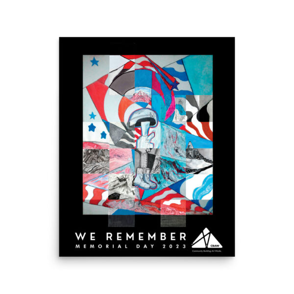 CBAW We Remember<br> Memorial Day 2023 Logo<br> Poster Print