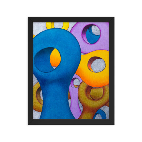 Socializing <br> Framed Poster - Image 3