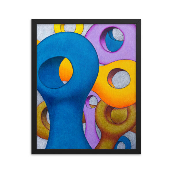 Socializing <br> Framed Poster