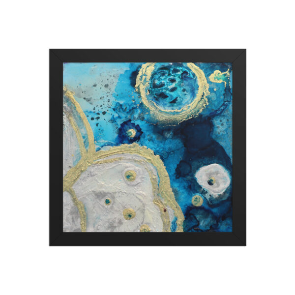 Syncing Satellites<br> Framed Poster - Image 2