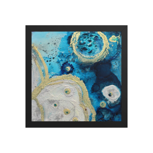 Syncing Satellites<br> Framed Poster - Image 3
