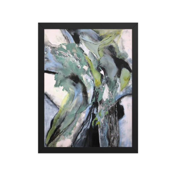 A Splash of Greenery<br> Framed Poster - Image 3