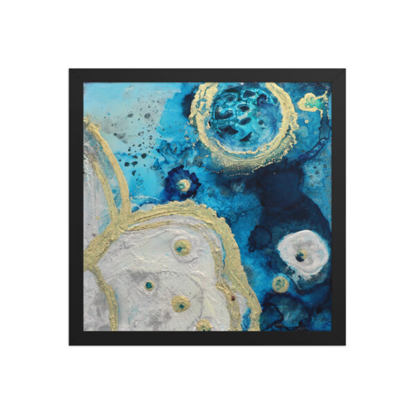 Syncing Satellites<br> Framed Poster - Image 4