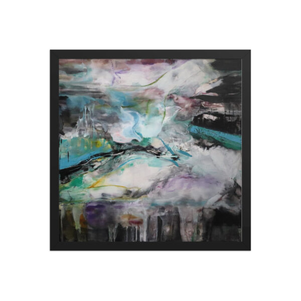 Commune With The Clouds<br> Framed Poster