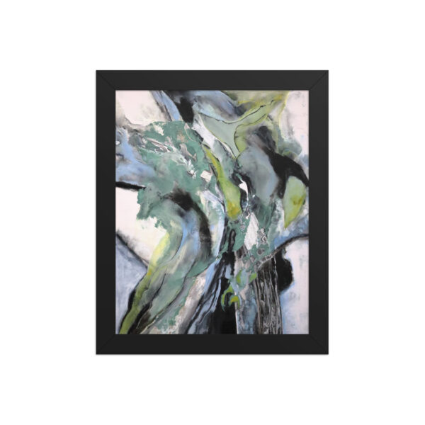 A Splash of Greenery<br> Framed Poster - Image 2